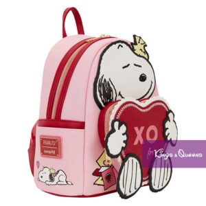 Peanuts Snoopy Woodstock Heart Loungefly Backpack Valentine