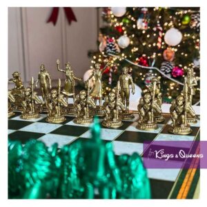 Wicked Chess Set Universal Elphaba Glinda Noble Collection Tin Man Cowardly Lion Scare Crow