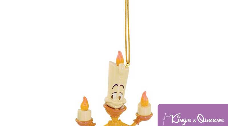 Disney Department 56 D56 Christmas Tree Hanging Ornament Beauty Beast Lumiere 6019121