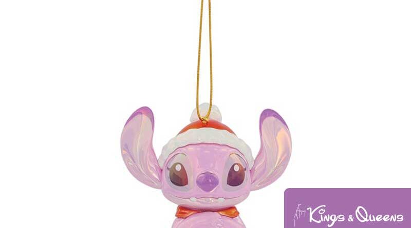 Disney Department 56 D56 Christmas Tree Hanging Ornament Stitch Angel 6019126