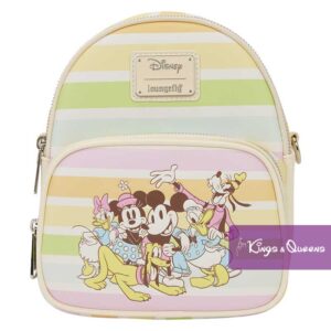 Disney Loungefly Convertible Backpack Crossbody Bag Mickey Minnie Donald Daisy Pluto Goofy WDBK1271