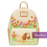 Disney Loungefly Backpack Lady Tramp Tulips WDBK2695