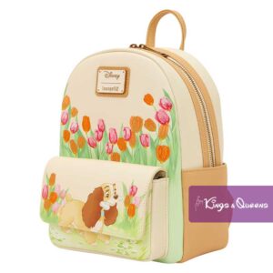 Disney Loungefly Backpack Lady Tramp Tulips WDBK2695