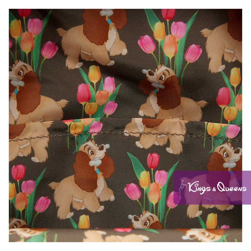 Disney Loungefly Backpack Lady Tramp Tulips WDBK2695