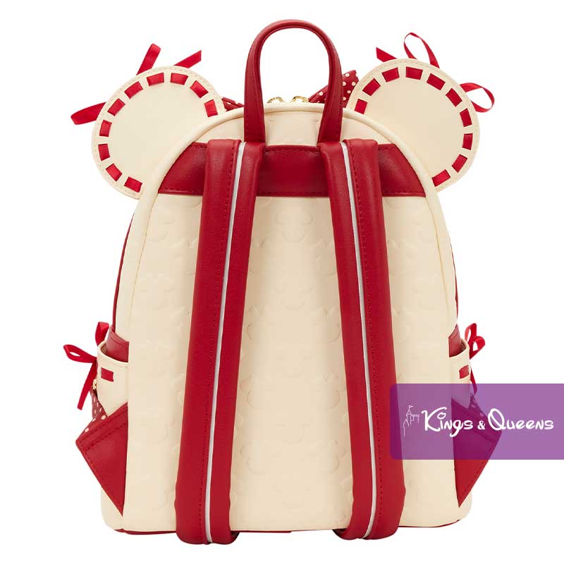 Disney Loungefly Backpack Minnie Rock Dots WDBK4387