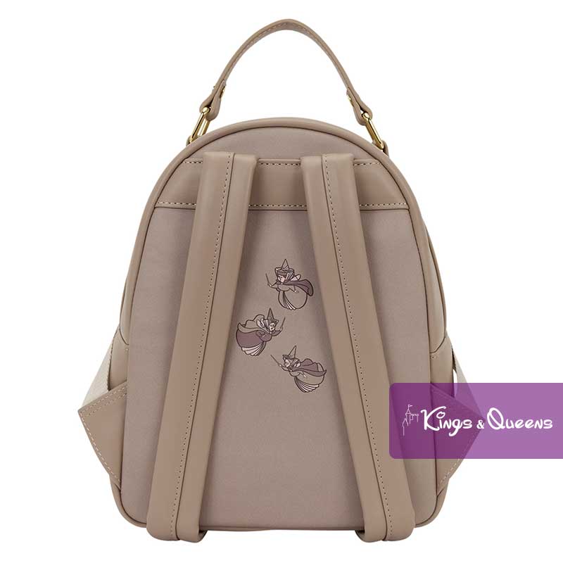 Disney Loungefly Backpack Sleeping Beauty Aurora Maleficent Spinning Wheel WDBK2697