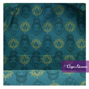 Disney Loungefly Backpack Princess Frog Tiana Dress Lotus WDBK4424