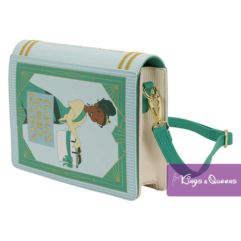 Disney Loungefly Crossbody Bag Princess Frog Tiana Recipe Book WDTB3467