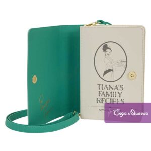 Disney Loungefly Crossbody Bag Princess Frog Tiana Recipe Book WDTB3467