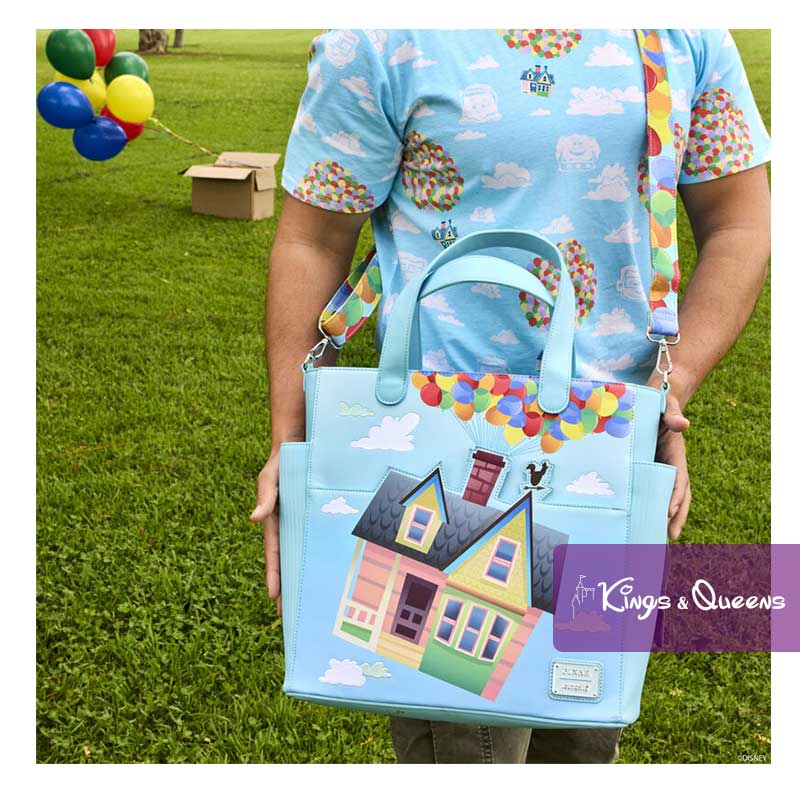 Disney Loungefly Handbag Tote Bag Backpack Pixar Up Balloon House WDTB3516