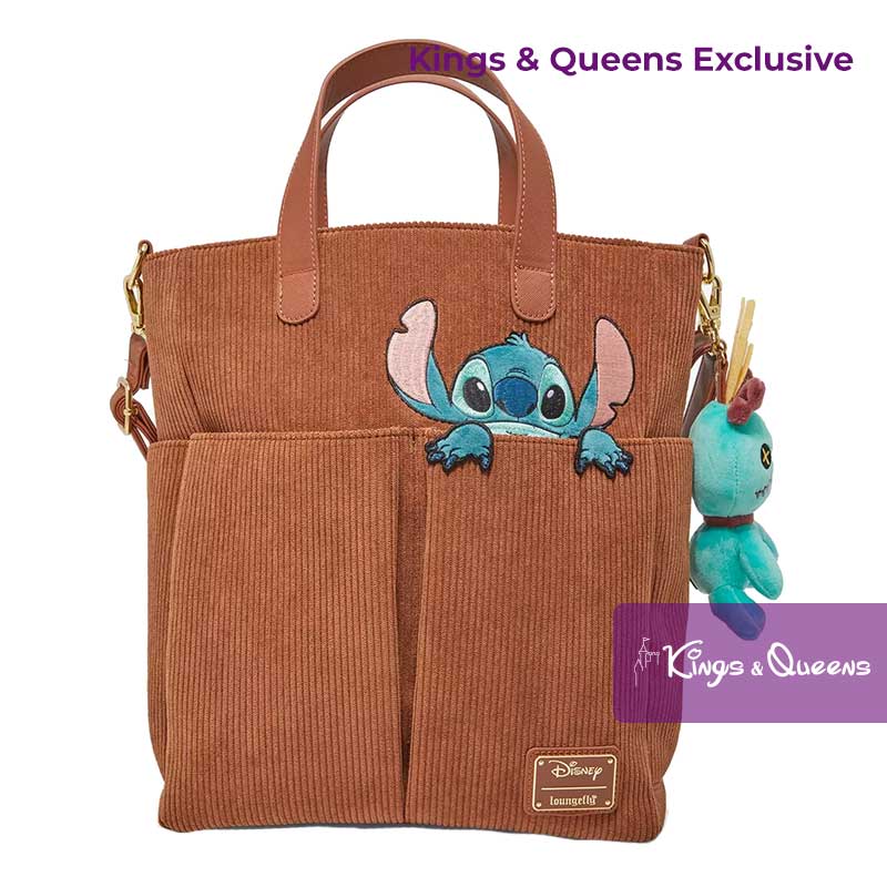 Disney Loungefly Exclusive Tote Bag Stitch Scrump WDTB3104