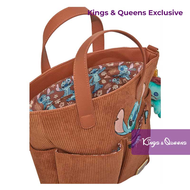 Disney Loungefly Exclusive Tote Bag Stitch Scrump WDTB3104