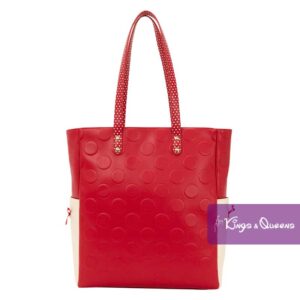 Disney Loungefly Tote Bag Minnie Rock Dots WDTB3442
