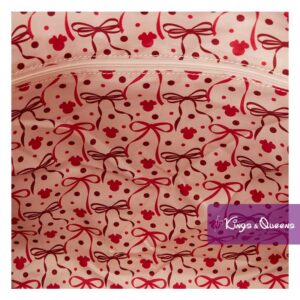 Disney Loungefly Tote Bag Minnie Rock Dots WDTB3442