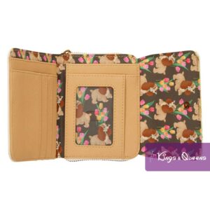 Disney Loungefly Wallet Lady Tramp Tulips WDWA2293