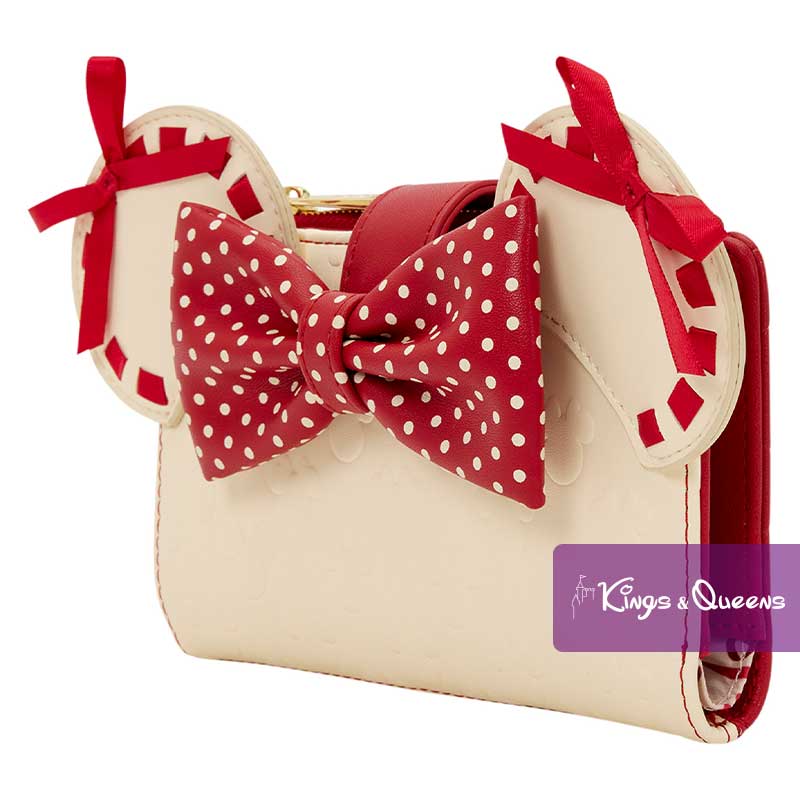 Disney Loungefly Wallet Minnie Rock Dots WDWA3555