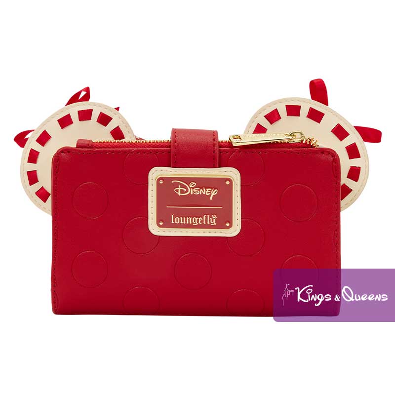 Disney Loungefly Wallet Minnie Rock Dots WDWA3555