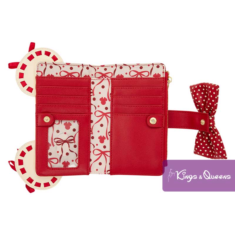 Disney Loungefly Wallet Minnie Rock Dots WDWA3555