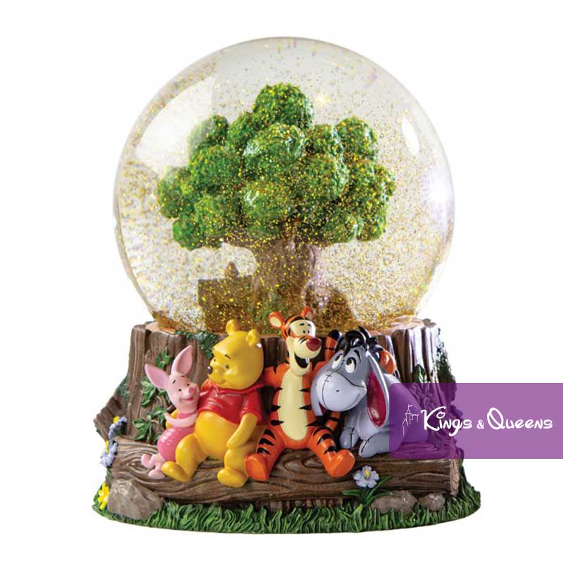 Disney Showcase Figurine Snow Globe Water Ball Winnie Pooh Tigger Eeyore Piglet 6018973