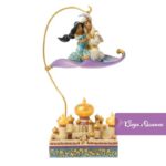 Disney Traditions Jim Shore Figurine Aladdin Jasmine Flying Carpet Magic In The Moonlight 6018727