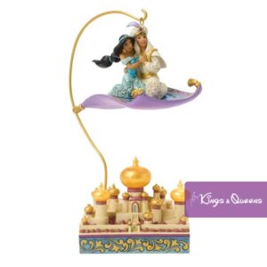 Disney Traditions Jim Shore Figurine Aladdin Jasmine Flying Carpet Magic In The Moonlight 6018727