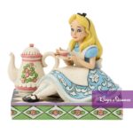 Disney Traditions Jim Shore Figurine Alice in Wonderland A Cup of Curiosity 6018925