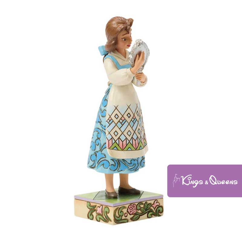 Disney Traditions Jim Shore Figurine Beauty Beast Belle Magic Mirror A Glimpse Within 6018925