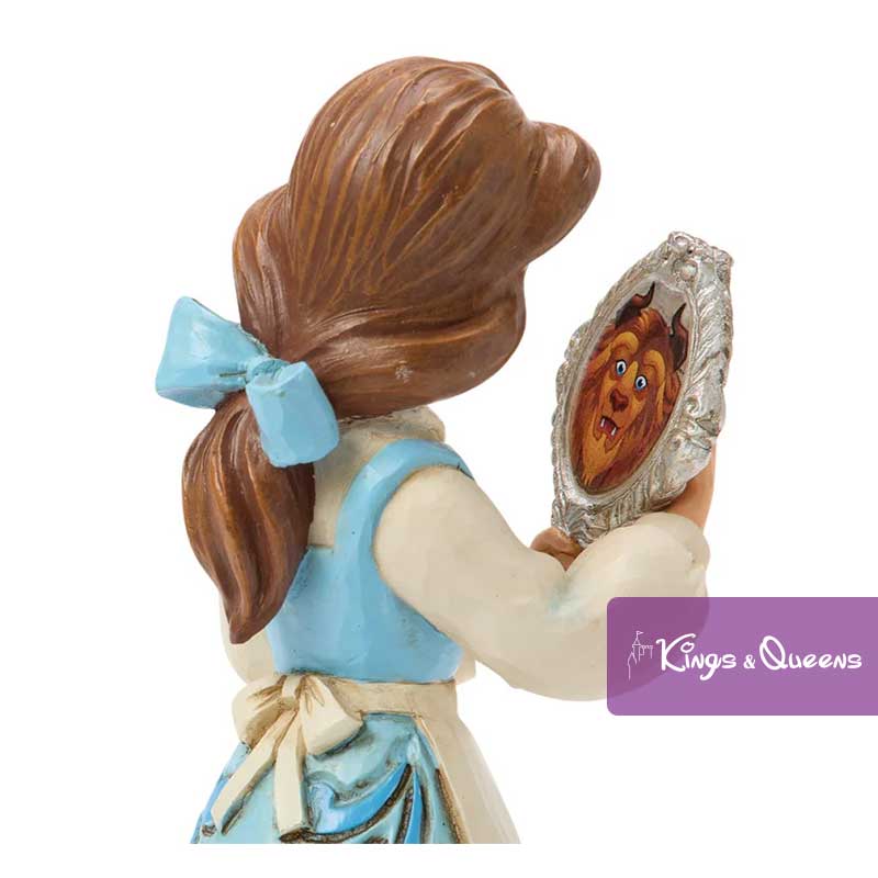 Disney Traditions Jim Shore Figurine Beauty Beast Belle Magic Mirror A Glimpse Within 6018925