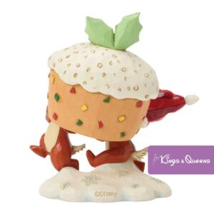 Disney Traditions Jim Shore Figurine Christmas Holiday Chip Dale Stealing Fruit Cake 6018717