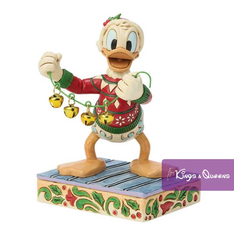 disney_traditions_jim_shore_christmas_donald_duck_holiday_jingle_6018713_1 Disney Traditions Jim Shore Figurine Christmas Holiday Jingle Donald Duck 6018713