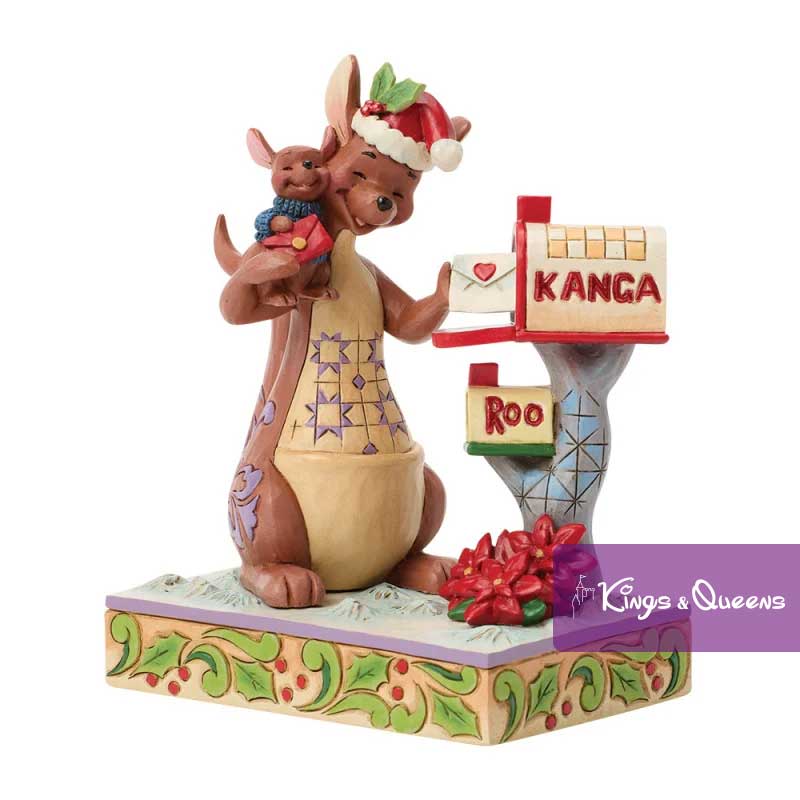 Disney Traditions Jim Shore Figurine Christmas Holiday Wish Kanga Roo 6018707