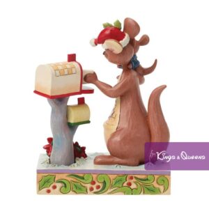Disney Traditions Jim Shore Figurine Christmas Holiday Wish Kanga Roo 6018707