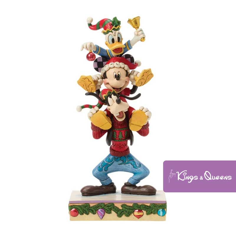 disney_traditions_jim_shore_christmas_mickey_donald_goofy_a_holiday_pile_up_6018706_1 Disney Traditions Jim Shore Figurine Christmas Holiday Pile Up Mickey Donald Goofy 6018706