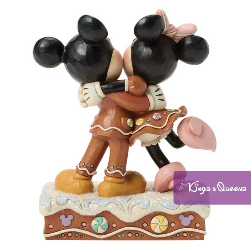 Disney Traditions Jim Shore Figurine Christmas Mickey Minnie Gingerbread Sugarcoated Sweethearts 6018705