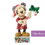 Disney Traditions Jim Shore Figurine Christmas Mickey Peppermint Magic 6018711