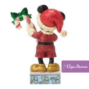 Disney Traditions Jim Shore Figurine Christmas Mickey Peppermint Magic 6018711