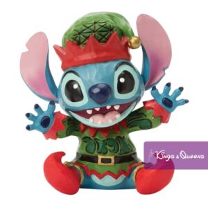 Disney Traditions Jim Shore Figurine Christmas Elf Stitch 6018715