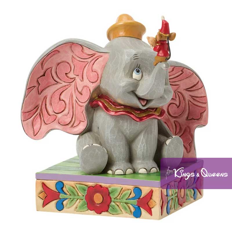 Disney Traditions Jim Shore Figurine Dumbo Timothy Big Ears Bigger Friendship 6018721