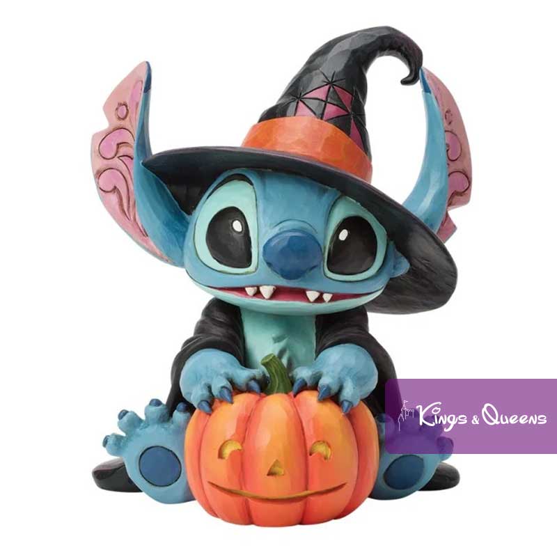 disney_traditions_jim_shore_halloween_witchy_stitch_6017942_1 Disney Traditions Jim Shore Figurine Halloween Witchy Stitch Pumpkin 6017942