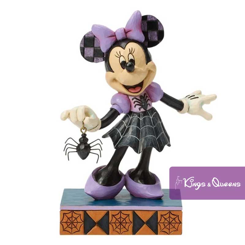 disney_traditions_jim_shore_minnie_web-tastic_halloween_6017939_1 Disney Traditions Jim Shore Figurine Minnie Web-tastic Halloween 6017939
