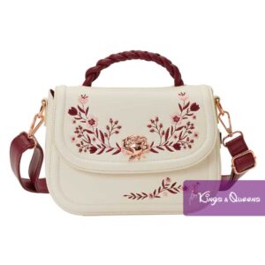 Loungefly Crossbody Bag Cream Red Flower LFTB0660