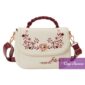 Loungefly Crossbody Bag Cream Red Flower LFTB0660