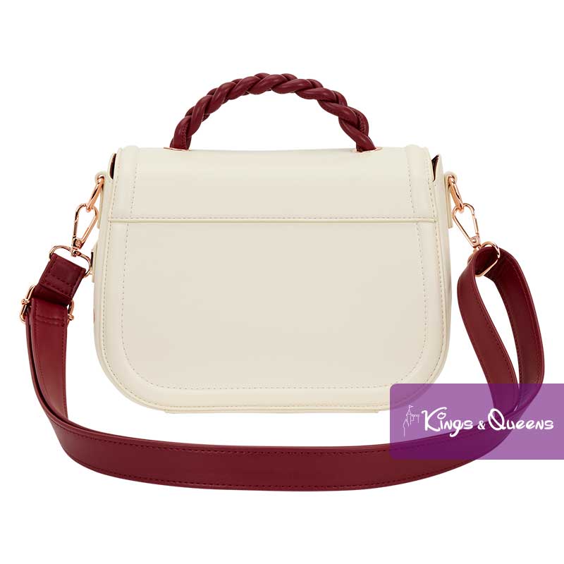Loungefly Crossbody Bag Cream Red Flower LFTB0660