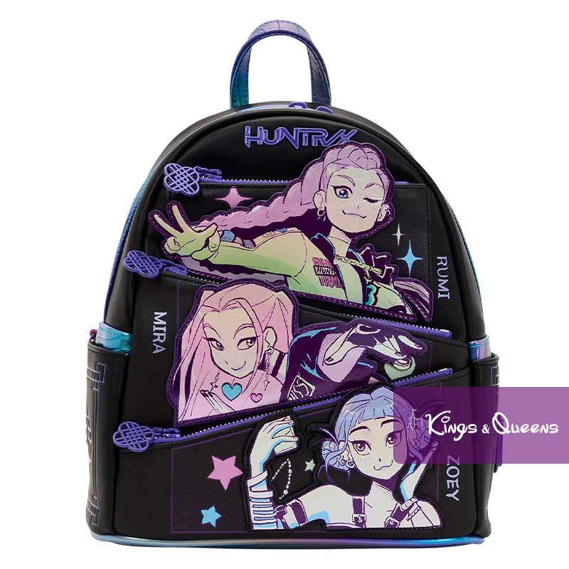 Netflix Loungefly K-Pop Backpack Demon Hunters Rumi Mira Zoey