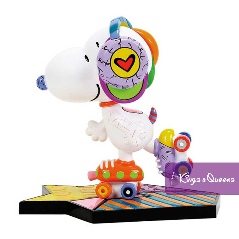 Peanuts Britto Figurine Snoopy Roller Skating 6019026