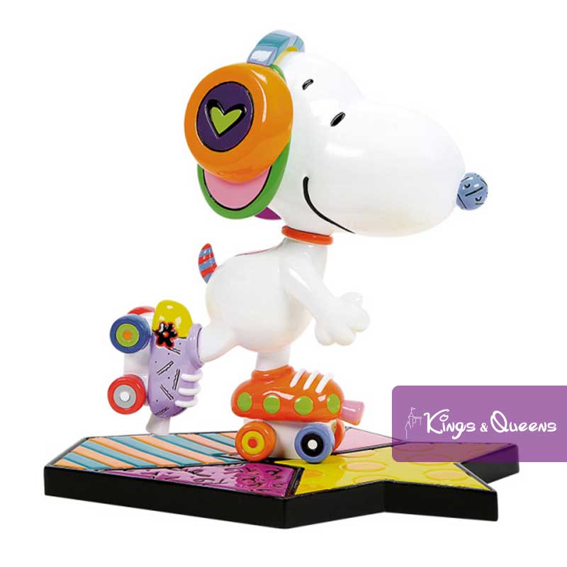 Peanuts Britto Figurine Snoopy Roller Skating 6019026