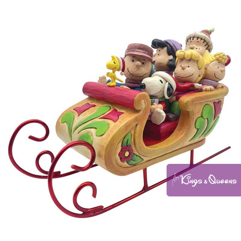 peanuts_jim_shore_sleigh_ride_snoopy_woodstock_charlie_brown_6018692_1 Peanuts Jim Shore Snoopy Woodstock Sleigh Christmas Charlie Brown Linus 6018692