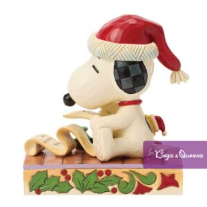 Peanuts Jim Shore Snoopy Woodstock Christmas Dear Santa 6018682