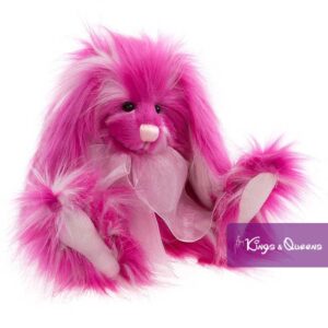 Charlie Bears Soft Plush Toy Raspberry Ripple Rabbit CB256122O