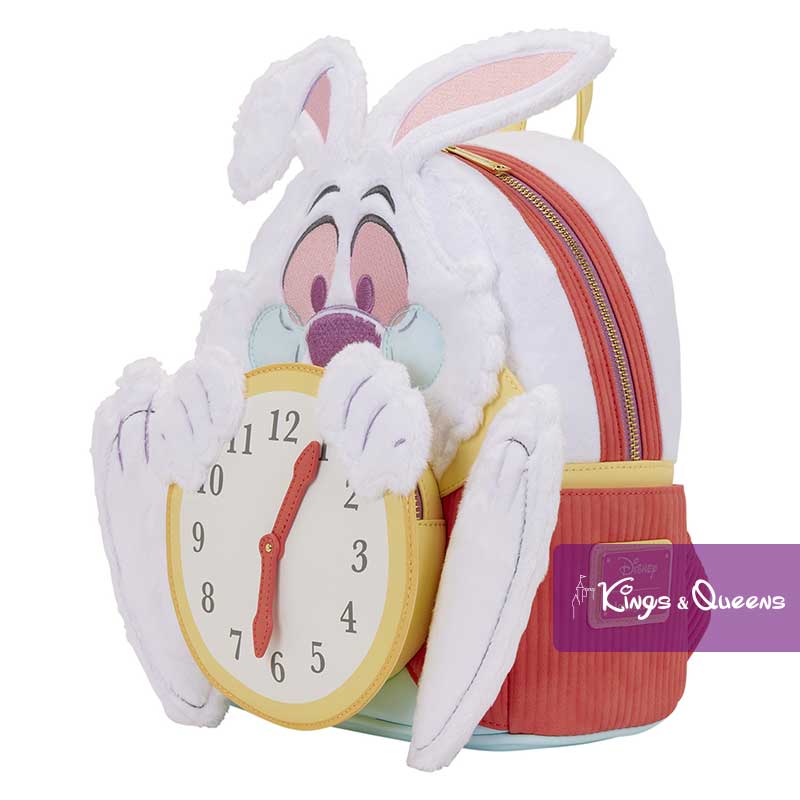 Disney Loungefly Backpack Alice Wonderland White Rabbit WDBK4422
